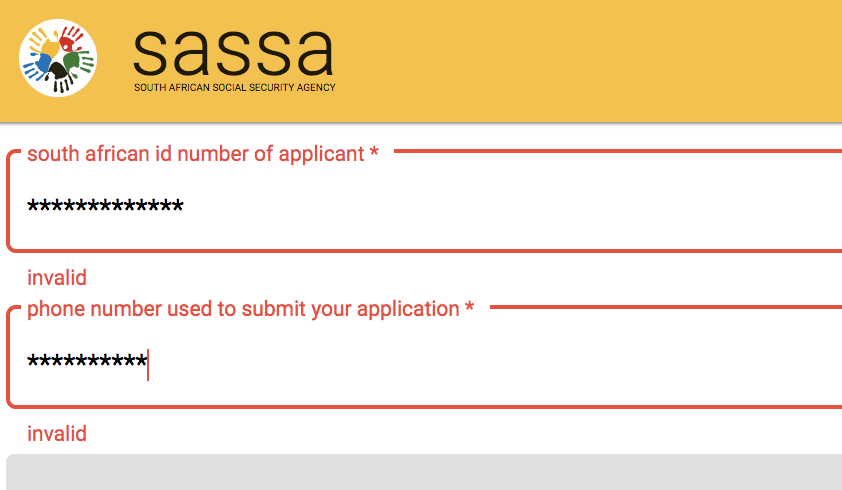 sassa status check