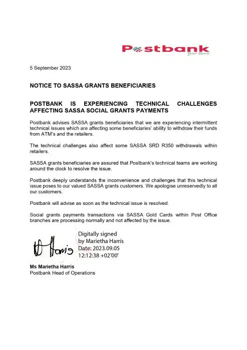 SASSA GRANTS BENEFICIARIES