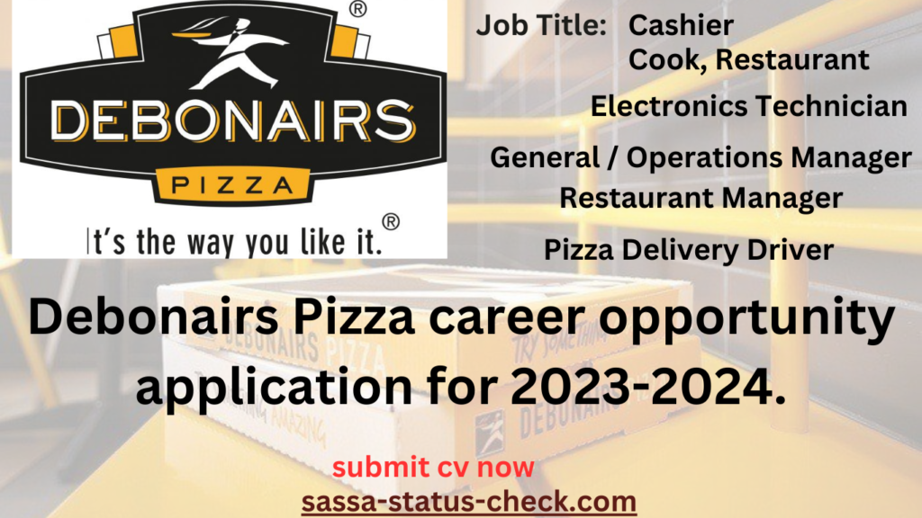 Debonairs Pizza career