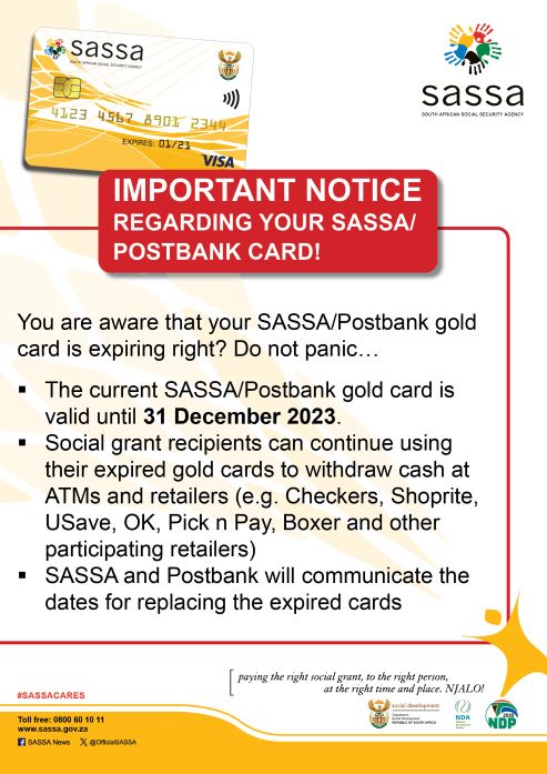 Sassa Gold Card