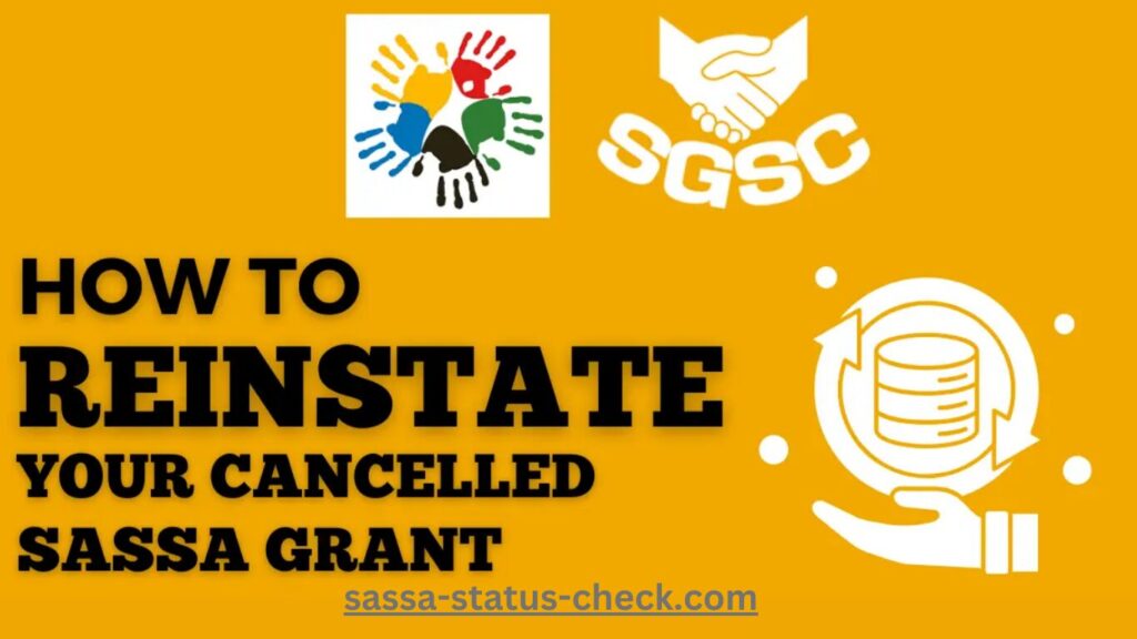 Restore Your SASSA Grant 