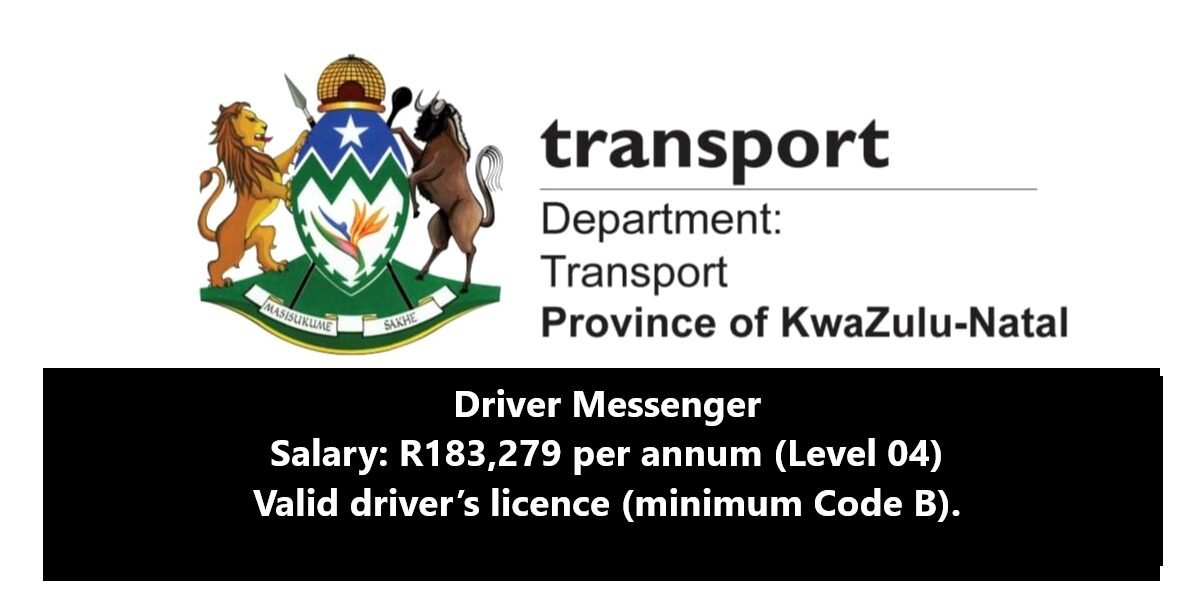 DRIVER / MESSENGER